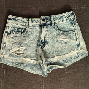 Pacsun x Kendall & Kylie denim shorts